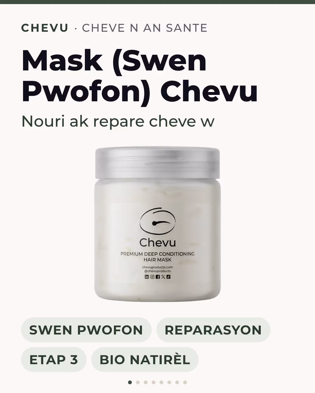 Chevu deep conditioning hair mask — imaj 1