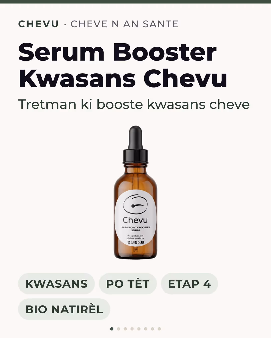 Serum Booster Kwasans Chevu — imaj 1